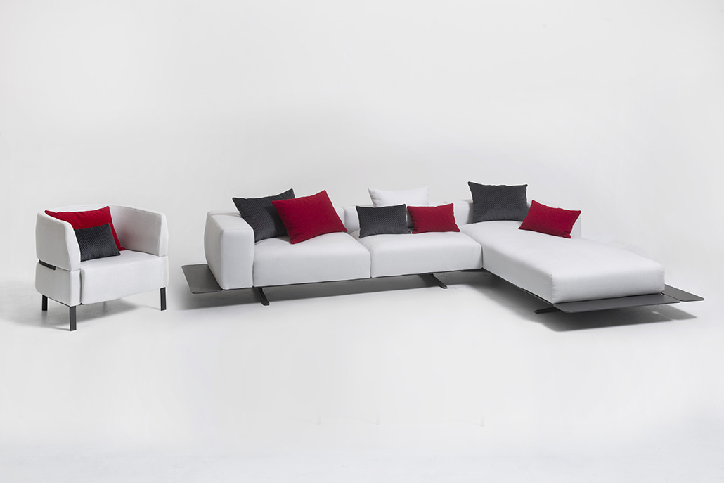 Eden - sofa dx + lounge sx + lounge