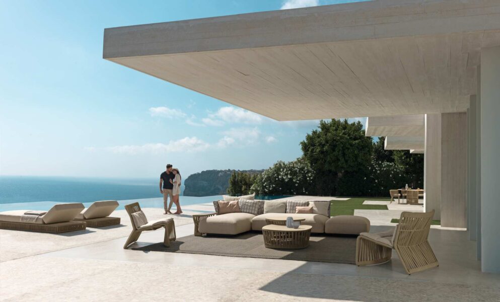 Cliff Poltrona lounge in corda 2