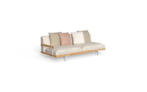 sofa dx 2 seater wood arm