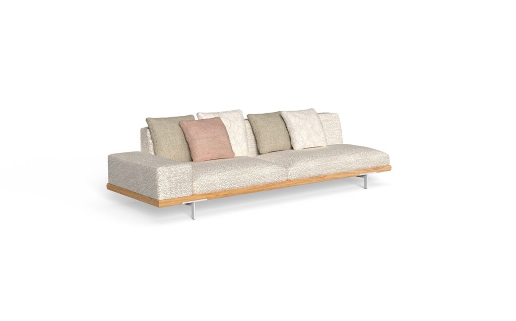 sofa dx 3 seater fabric arm