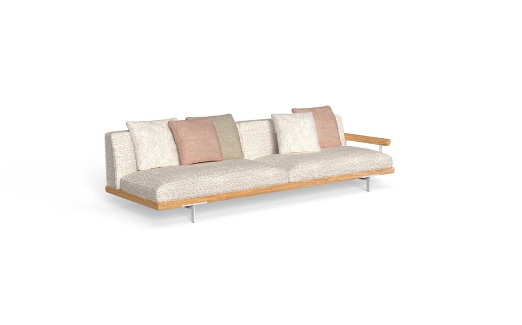 sofa sx 3 seater wood arm