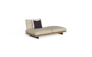 Sofa 2 seaters cx + pouf dx