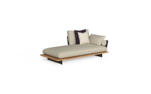 Sofa 2 seaters sx + pouf dx