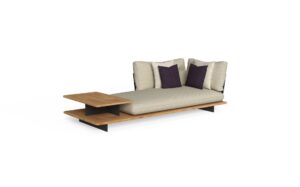 Sofa 3 seaters sx corner + table dx