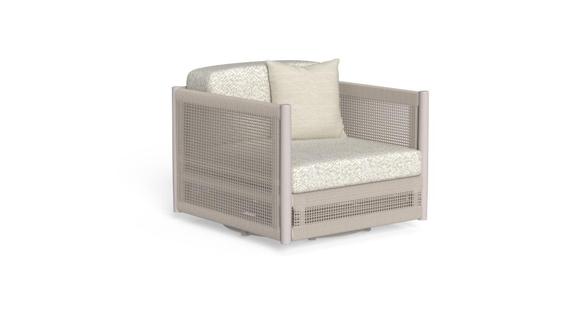 Dolcevita//Alu Poltrona Living girevole
