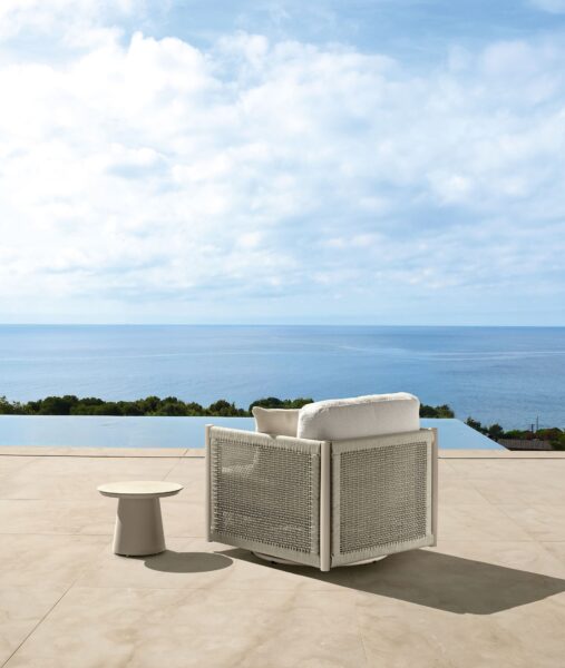 Dolcevita//Alu Poltrona Living girevole 0