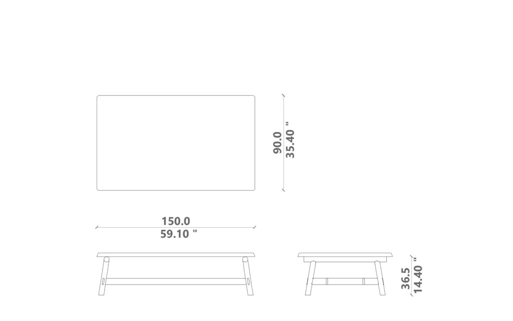 Hydra Coffee table 150x90