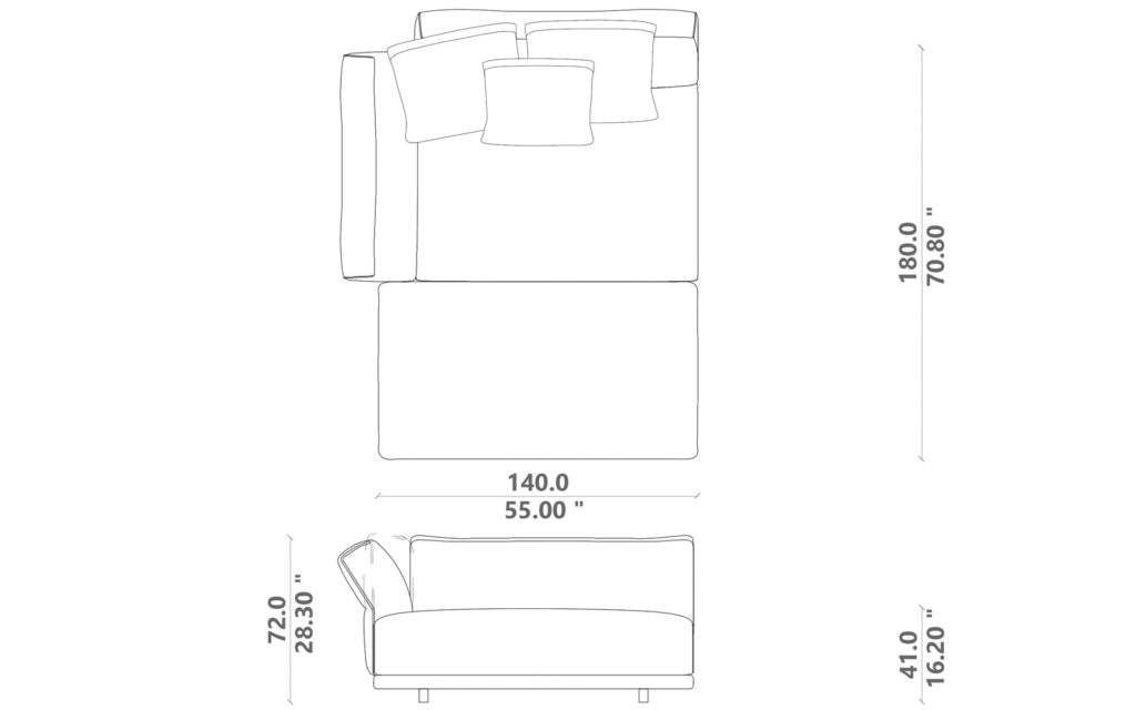 Elton sofa chaise longue 01 dx